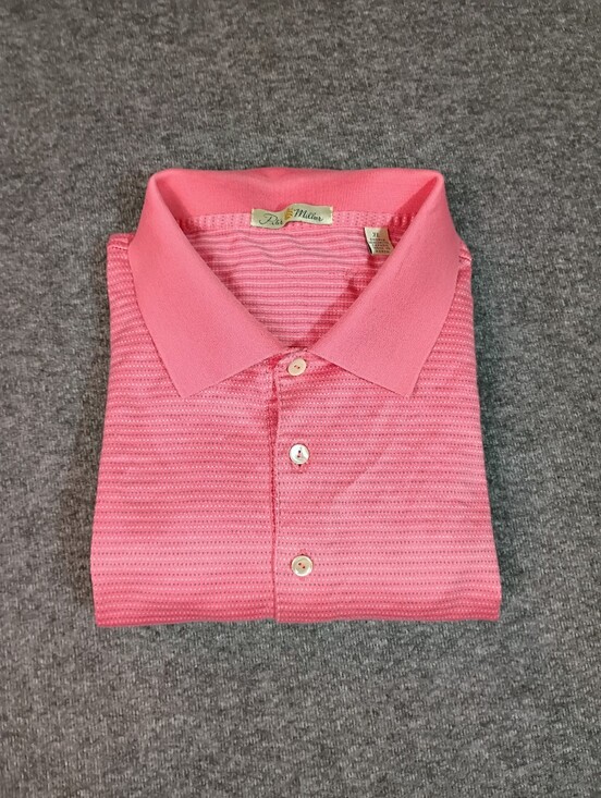Peter Millar Other - Peter Millar Golf Polo Shirt Mens XL Pink Double Mercerized Cotton Korea Luxury